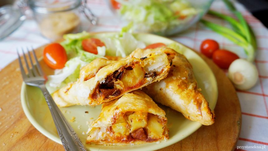 Rożki z ciasta francuskiego