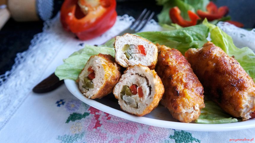 Piersi z kurczaka z papryką i ogórkiem