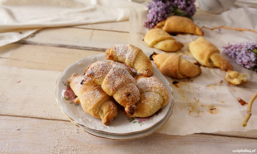 rogaliki serowo bananowe