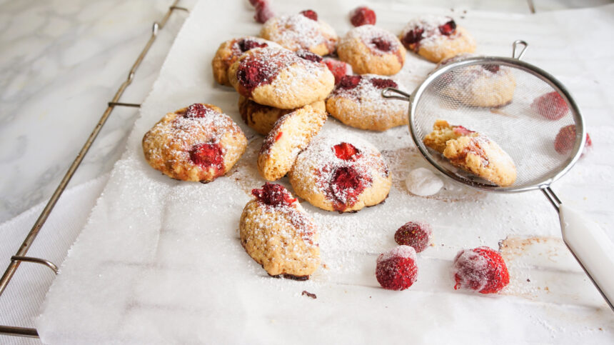 ciasteczka z wiórkami kokosowymi