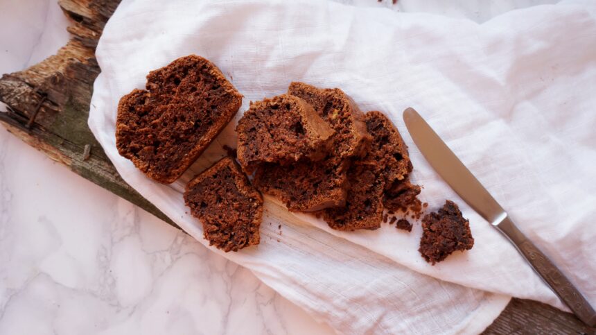 chlebek cukiniowy z bananem