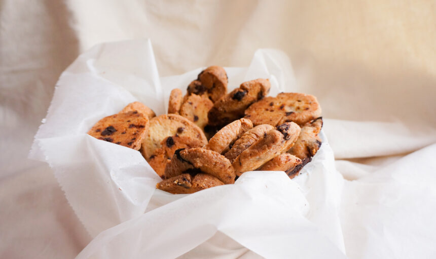 ciasteczka maślane z czekoladą