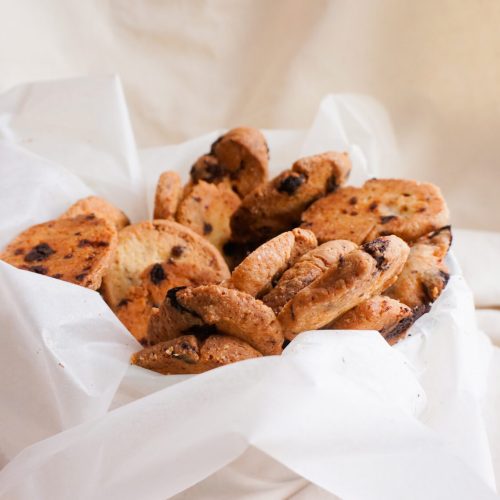 Ciasteczka maślane z czekoladą