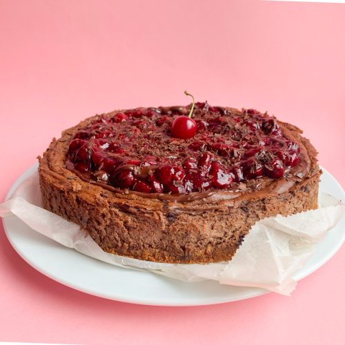 Sernik czekoladowy z wiśniami